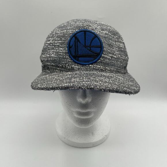Mitchell & Ness Other - Rare Golden State Warriors Snapback Hat Cap Mitchell Ness Gray Textured